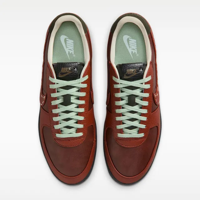 【NIKE 耐吉】Field General LTR 男 運動休閒鞋 復古鞋 皮革 咖啡 綠(IQ1123-220)