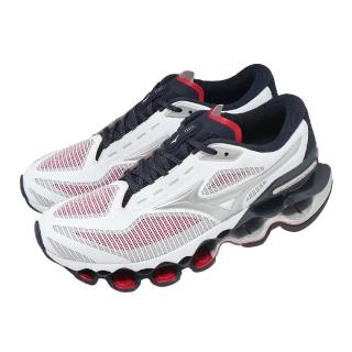 【MIZUNO 美津濃】慢跑鞋 Wave Prophecy 15 男鞋 白 黑 彈力 緩衝 鏤空 J1GC2600-02