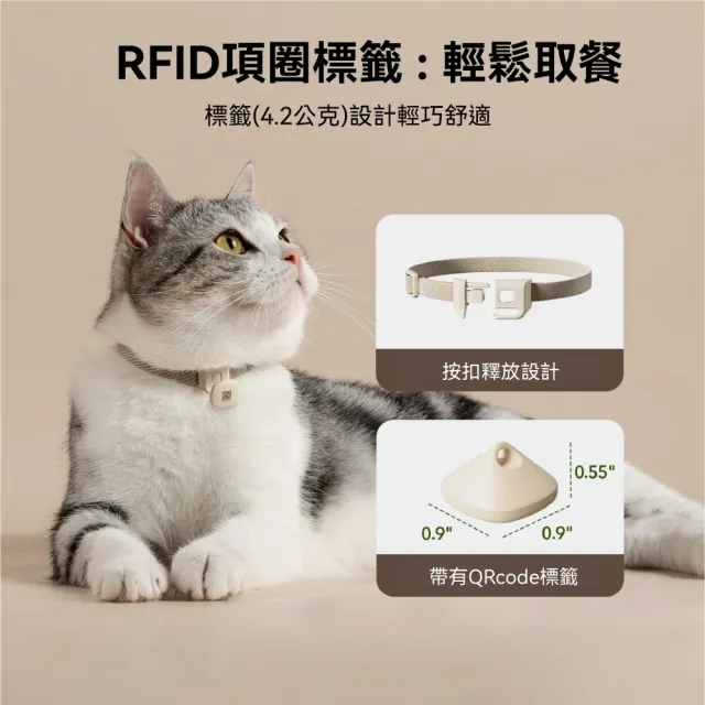 【PETLIBRO】RFID自動餵食器＋RFID智能飲水機 專屬餵養 智能識別(數據紀錄 飲水機 餵食器 自動餵食器)