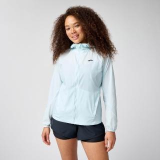 【BROOKS】女 Canopy 防潑水便攜外套 淺藍色 (221732445)