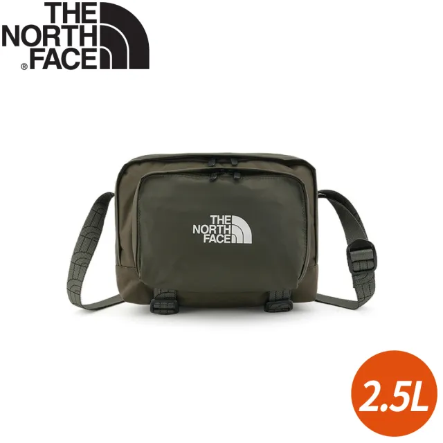 【The North Face】2.5L 大容量休閒單肩包《軍綠》8AMV/斜背包/單肩背包/側背包/小包/休閒背包