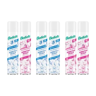 【Batiste 芭緹絲】乾洗髮 敏護系列200mlx2入組(敏弱頭皮/去油/粉末減量)