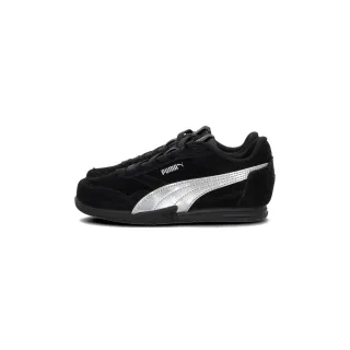 【PUMA】BellaDonna SD Metallic AC PS 中童 童鞋 黑銀色 套入式 休閒鞋 40686601