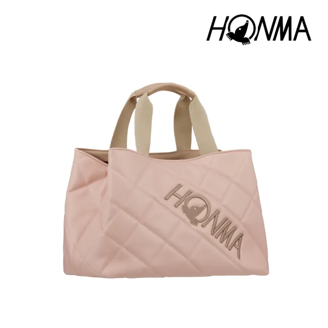 【HONMA 本間高爾夫】高爾夫衣物袋BB12507  BOSTON BAG(粉紅/褐)