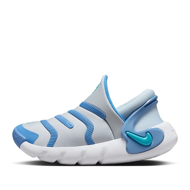 【NIKE 耐吉】運動鞋 童鞋 中小童 毛毛蟲鞋 套腳式 DYNAMO 2 EASYON PS 灰藍 FD0553-004