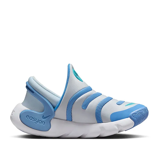 【NIKE 耐吉】運動鞋 童鞋 中小童 毛毛蟲鞋 套腳式 DYNAMO 2 EASYON PS 灰藍 FD0553-004