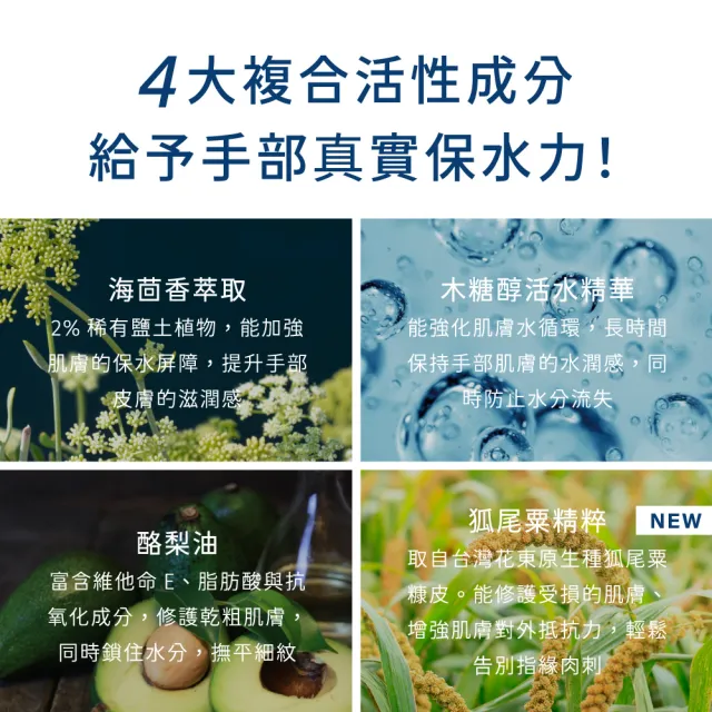 【INGENI 新肌霓】絲滑滋潤美手霜50ml(升級版深層滋潤護手霜)