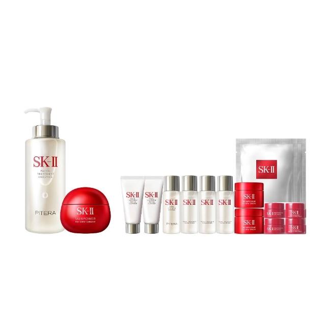【SK-II】官方直營 青春露330ml+肌源賦能煥顏活膚霜100g(加大版/鐵粉必囤/精華王者/臉部保養/大紅球)
