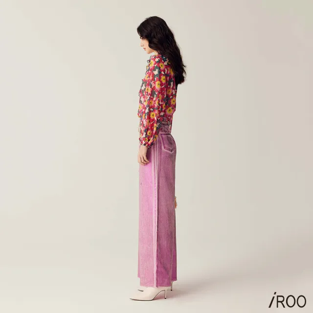 【iROO】炫彩花卉印花上衣