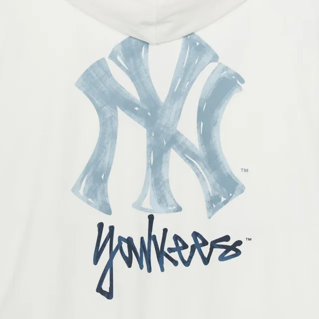 【MLB】背後大Logo連帽上衣 帽T 紐約洋基隊 (3AHDB0461-50IVS)