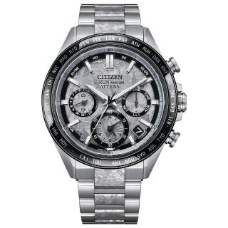 【CITIZEN 星辰】ATTESA系列 代言人廣告款GPS衛星對時鈦金屬光動能男錶/44.6mm 父親節 (CC4076-65A)