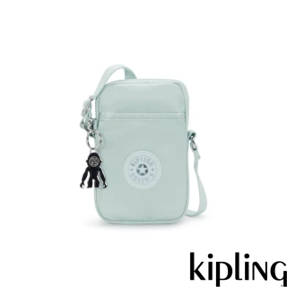 【KIPLING官方旗艦館】冰河藍可愛長方形小包-TALLY