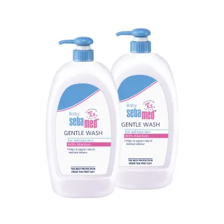 【SEBAMED 施巴】嬰兒舒敏浴露1000mlx2入(總代理)