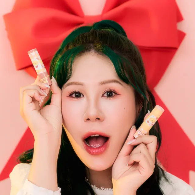 【FreshO2】買1送1 三麗鷗Hello Kitty酷洛米 布丁狗感應換色潤唇棒雙入組(福利品 pH值變色 潤唇膏護唇膏)