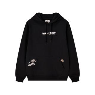 【GIORDANO 佐丹奴】男裝追逐遊戲刺繡連帽TEE 湯姆貓與傑利鼠系列(多色任選)