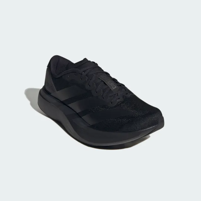 【adidas 愛迪達】ADIZERO EVO SL 跑鞋(KH9858 男鞋 跑鞋 輕量 慢跑鞋 經典黑)