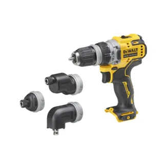 【DEWALT 得偉】12V無碳刷換頭拆裝起子機 收納袋 空機(DW-DCD703N)