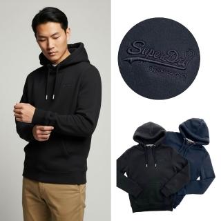 【Superdry】極度乾燥 帽T 素色 冒險魂 刷毛 素色 大尺碼 連帽 長袖(連帽 長袖 9321)