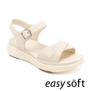 【Easy Spirit】透氣扭結造型涼鞋IANTO(黑色)