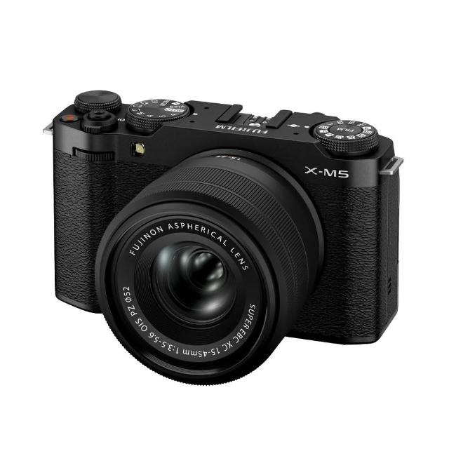 【FUJIFILM 富士】X-M5 +XC15-45mm KIT變焦鏡 -黑色(平行輸入)