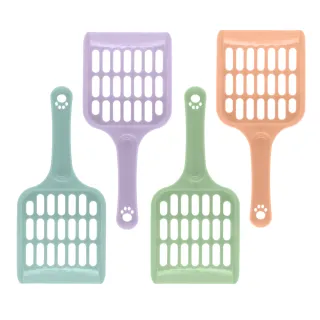 【寵物夢工廠】馬卡龍貓砂鏟*2入 貓鏟 鏟砂 貓砂鏟 鏟屎必備 鏟屎官 可水洗 鏟貓砂 貓奴 清貓沙 寵物清理