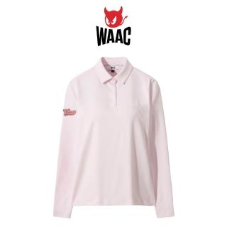 【WAAC】WINTER ESSENTIAL FLEECE POLO 女士 刷毛長袖POLO衫(WWTBW25701-PIL)