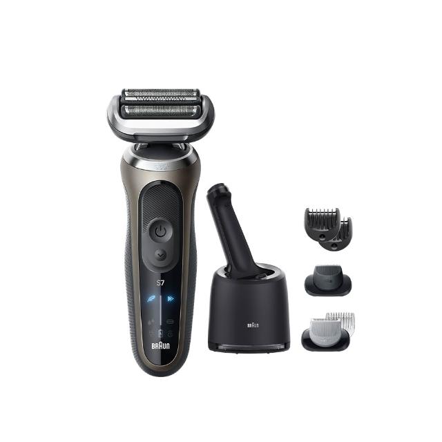 【德國百靈BRAUN】7系列PRO 智能靈動電動刮鬍刀/電鬍刀-附鬢角刀 清潔座 德國製造(72-C7650cc)