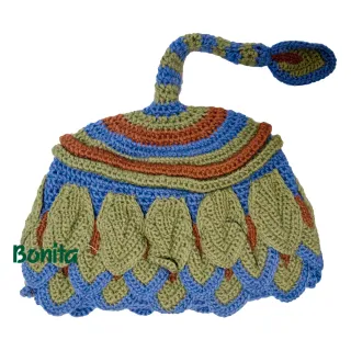 【Bonita 葆倪】多層葉子/祕魯手工編織毛線帽/695-2902