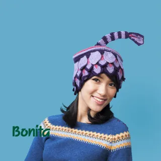 【Bonita 葆倪】多層葉子/祕魯手工編織毛線帽/695-2902