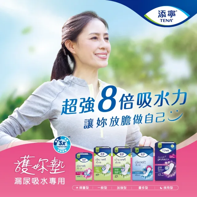 【添寧】護妳墊/防漏尿用 護墊 加強型(12片×6包/箱購)