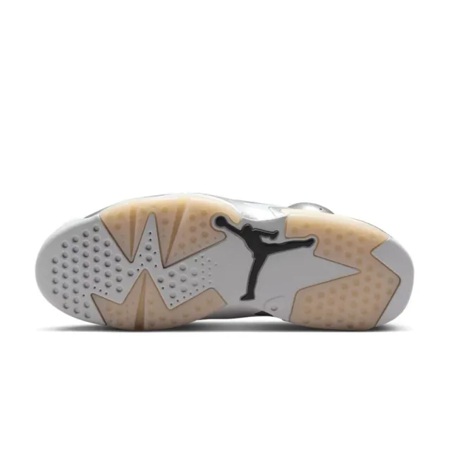 【NIKE 耐吉】PSG Paris Saint-Germain x Nike AJ6 復刻 金屬銀 透氣孔 氣墊 運動鞋 男鞋 IQ5135-001