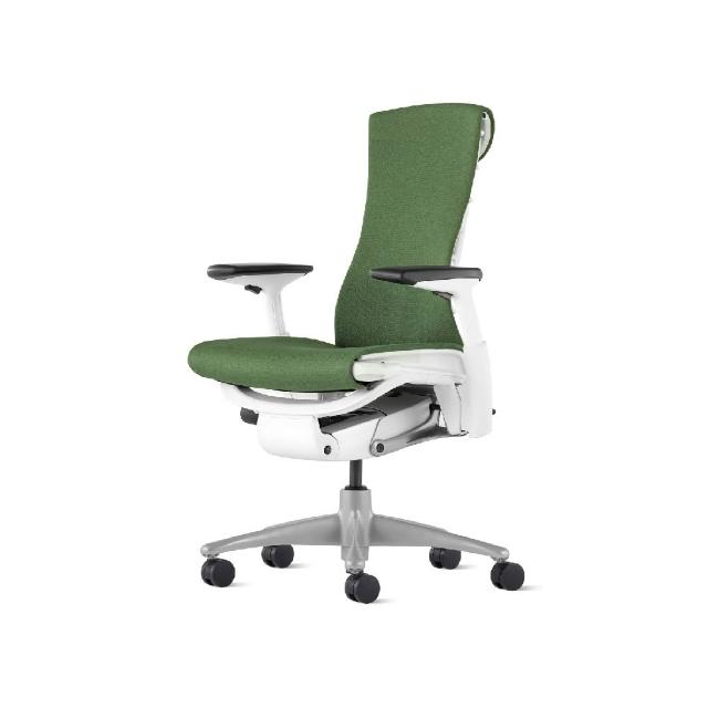 【Herman Miller】Embody 中厚布 - 白框綠布｜世代家具｜原廠授權代理商(人體工學椅/電腦椅)