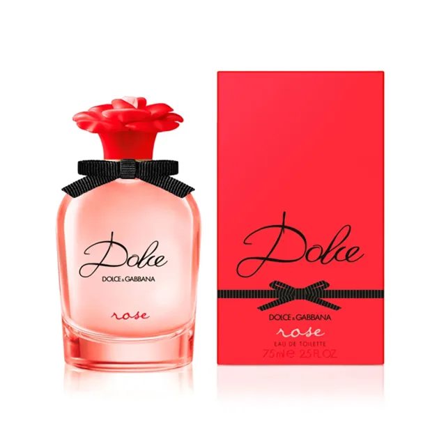 【D&G】DOLCE & GABBANA DOLCE ROSE 傾心花園女性淡香水 75ml (專櫃公司貨)