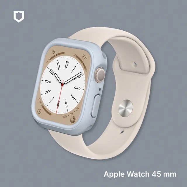 【RHINOSHIELD 犀牛盾】適用Apple Watch S9/8/7 45mm 防摔手錶保護殼