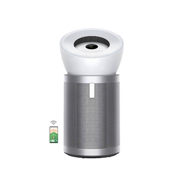 Dyson 戴森 Purifier Big BP03 空氣清淨機，採用 HEPA 濾網與活性碳濾網，有效過濾空氣汙染物，適合不限坪數大空間使用。藍色系設計，機身尺寸 830mm x 434mm x 415mm，重量僅 11.9kg，噪音低至 56 dBA。馬來西亞原裝，110V 電源，能源效率第一級，待機功率僅 2W，活性碳濾網 2 年、HEPA 濾網 5 年更換。含說明書配件，保固 1 年，BSMI R31692 及 NCC 認證，潔淨空氣一機搞定。