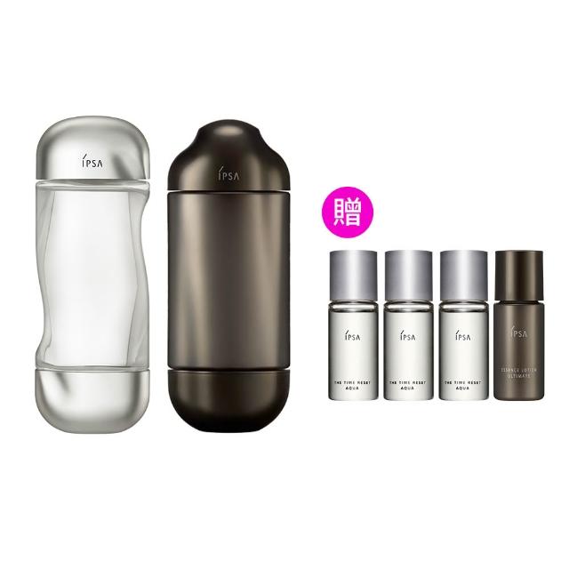【IPSA 茵芙莎】官方直營 神水傳奇組 精華露/化妝水/抗老/保濕(黑金水150ml + 美膚機能液200ml)
