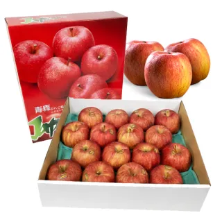 【RealShop】日本特選第一級蜜富士蘋果10kg±10%x1箱(28-32顆/原裝出貨 真食材本舖)