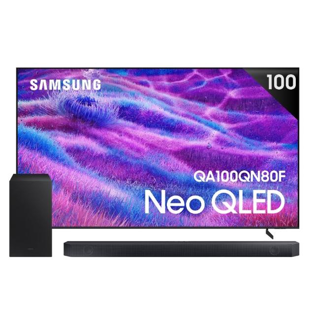 【Samsung 三星】100型 4K Neo QLED AI智慧顯示器 100QN80F(QA100QN80FXXZW)