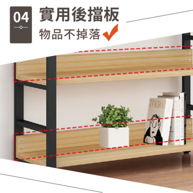 【慢慢家居】高品質多功能五層落地置物架 80x30x182cm(2入)