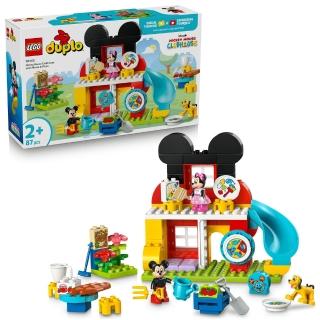 【LEGO 樂高】得寶系列 10465 米奇妙妙屋和米妮與布魯託(迪士尼 創意力遊戲 幼兒玩具 積木)