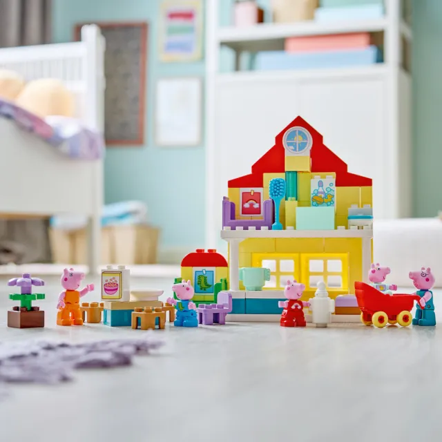 【LEGO 樂高】得寶系列 10467 家庭住宅(佩佩豬 學習遊戲 幼兒玩具 積木)
