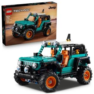 【LEGO 樂高】科技系列 42227 Jeep Wrangler Rubicon 休旅車(越野SUV 居家擺設 禮物 積木)