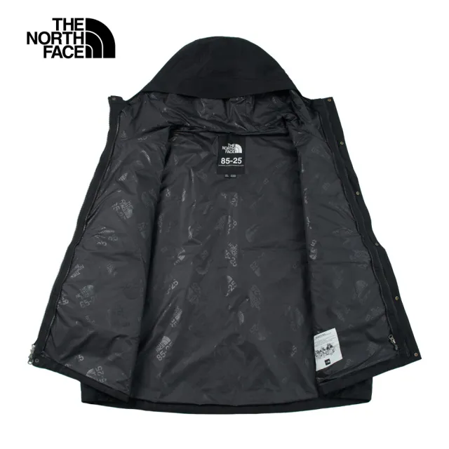 The North Face 官方旗艦】經典ICON-北面男款黑色DryVent防水透氣