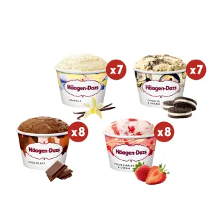 【Haagen-Dazs 哈根達斯】不同凡享經典迷你杯75ml團購30入組