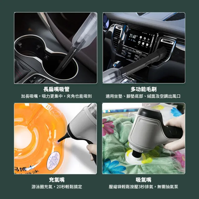 【SUiTU】隨途Pro頂級款 無線吸塵器 吸塵小鋼炮 手持吸塵器(大全配！加贈5顆濾芯及專屬收納盒)