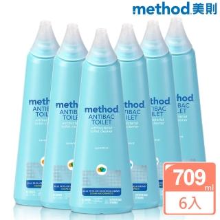 【method 美則】企鵝寶貝馬桶除菌清潔劑709mlx6(抗菌除味/除尿垢/隙縫去污/廁所清潔劑)