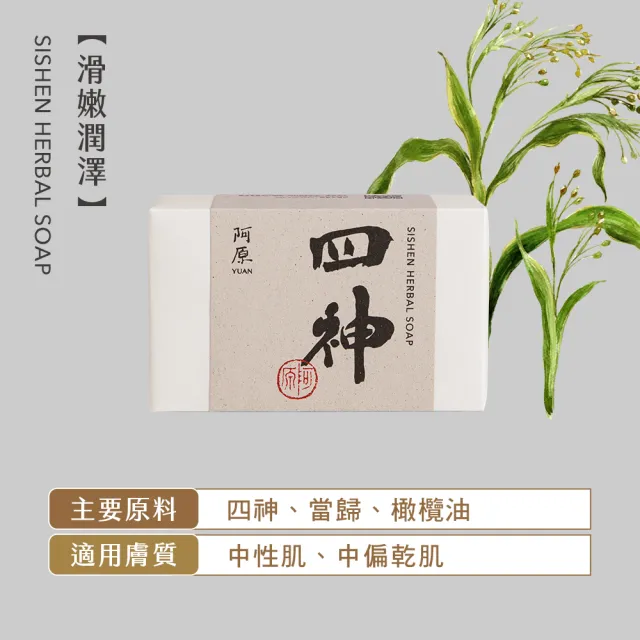 【阿原】結緣．好運來禮盒(月桃皂60g+四神皂60g+綠豆薏仁皂60g)(送禮推薦)