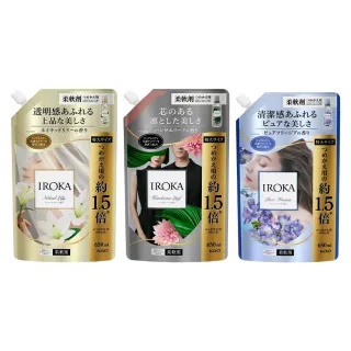【Kao 花王】日本 IROKA 衣物柔軟精補充包 650ml(平輸商品)