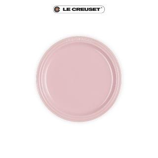 【Le Creuset】瓷器圓盤19cm(亮粉-無盒)