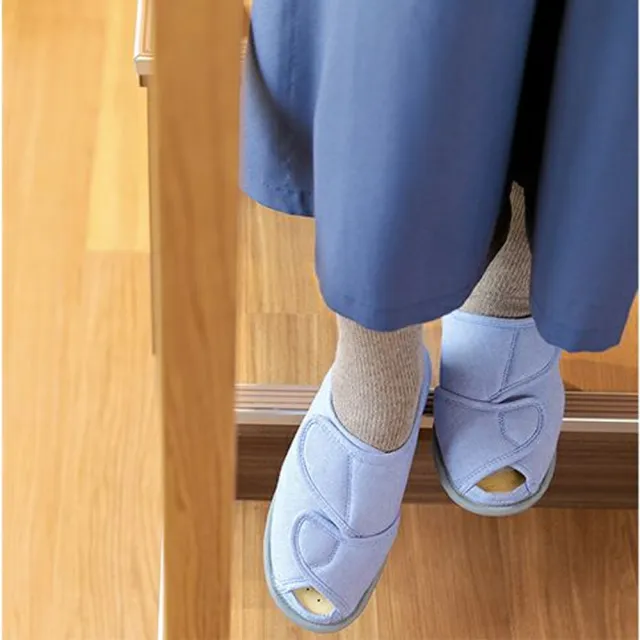 【耆妙屋】Ayumi 日本高齡室內鞋大廠 OPEN-FIT 室內鞋-粉色(室內拖鞋/銀髮族)